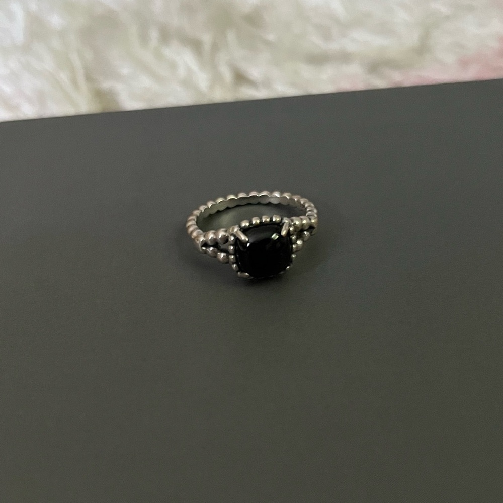 Black Stone Ring